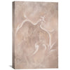 Tender, Earth Tones Canvas Art Clock Canvas