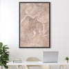Tender, Earth Tones Canvas Art 30 x 45cm / Unframed Canvas Print Clock Canvas