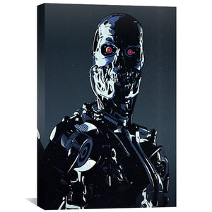 Terminator Cyberdyne Canvas Art Clock Canvas