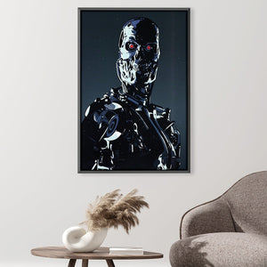 Terminator Cyberdyne Canvas Art 30 x 45cm / Unframed Canvas Print Clock Canvas