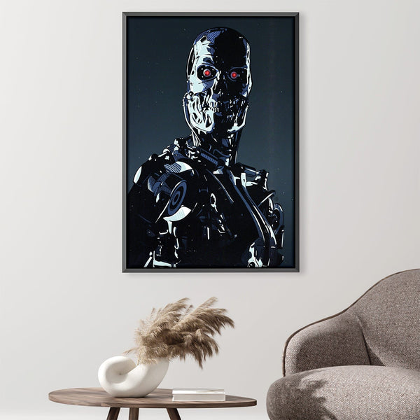 Terminator Cyberdyne Canvas Art 30 x 45cm / Unframed Canvas Print Clock Canvas