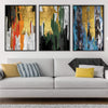 The Abstract Curtain Canvas Art Clock Canvas