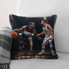 The Answer vs The Shooter Cushion 45 x 45cm Clock Canvas