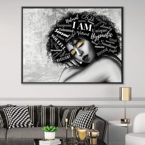 The Everything Woman Canvas Art Clock Canvas