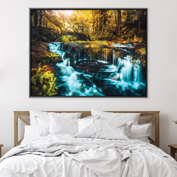 The Forest of Tranquility Canvas Art 45 x 30cm / Unframed Canvas Print Clock Canvas