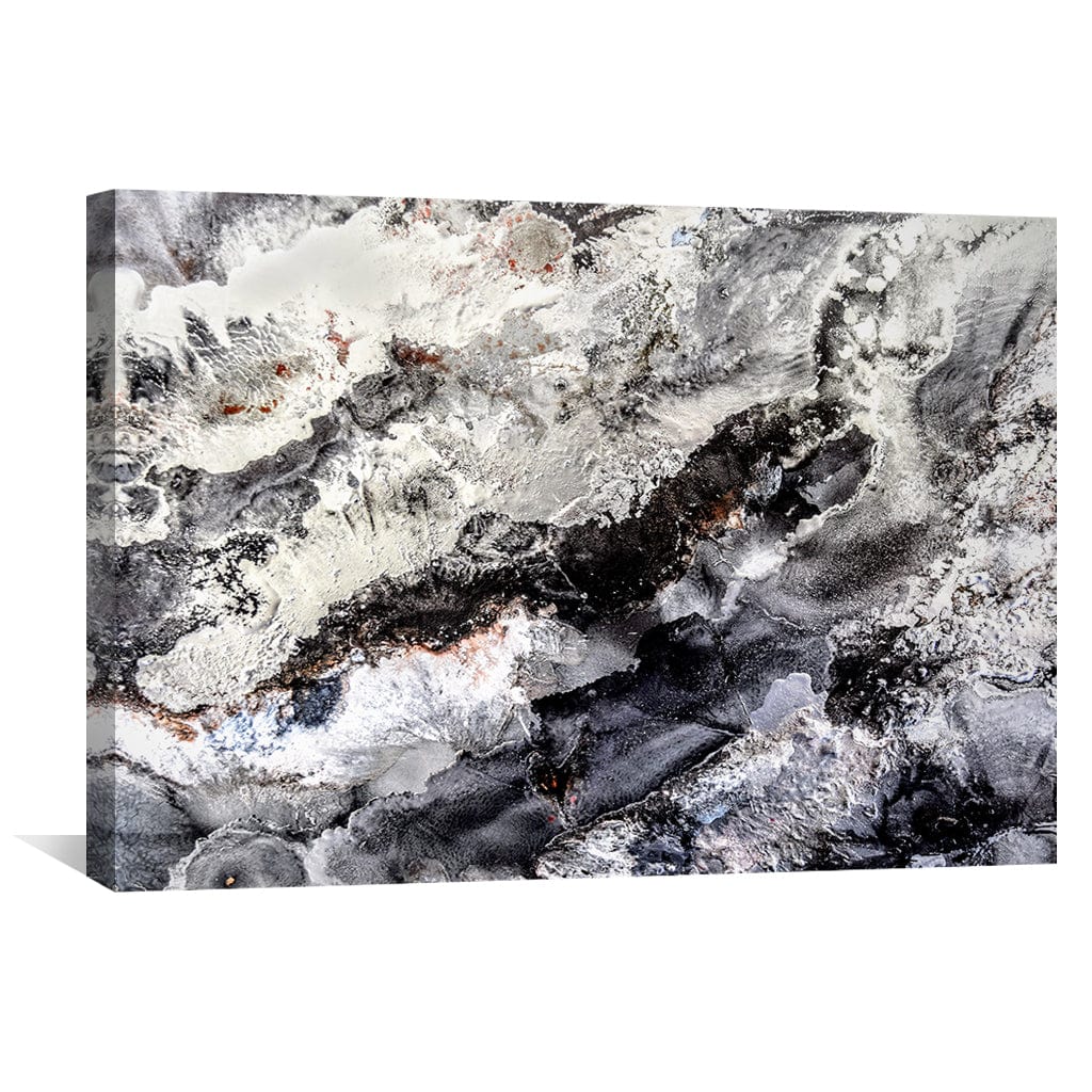 The Glacier II Canvas Art Clock Canvas