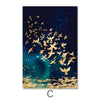 The Golden Array Canvas Art C / 40 x 60cm / Unframed Canvas Print Clock Canvas