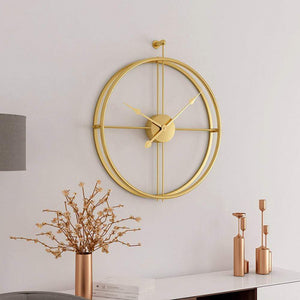 The Golden Circle Clock Clock Canvas