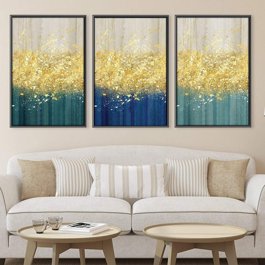 The Golden Splash Canvas – ClockCanvas