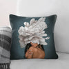 The Hidden Woman C Cushion Cushion Cushion Square Clock Canvas