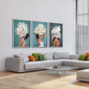 The Hidden Woman Canvas Art Clock Canvas