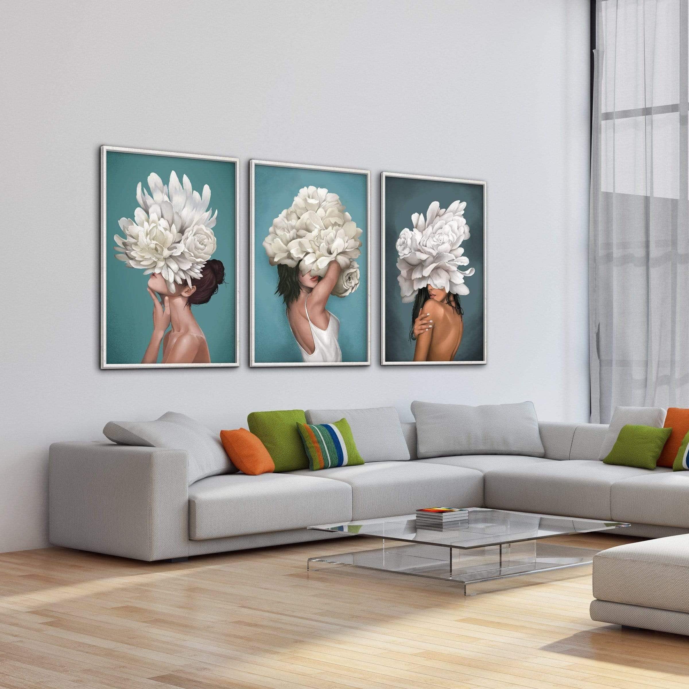 The Hidden Woman Canvas Art Clock Canvas