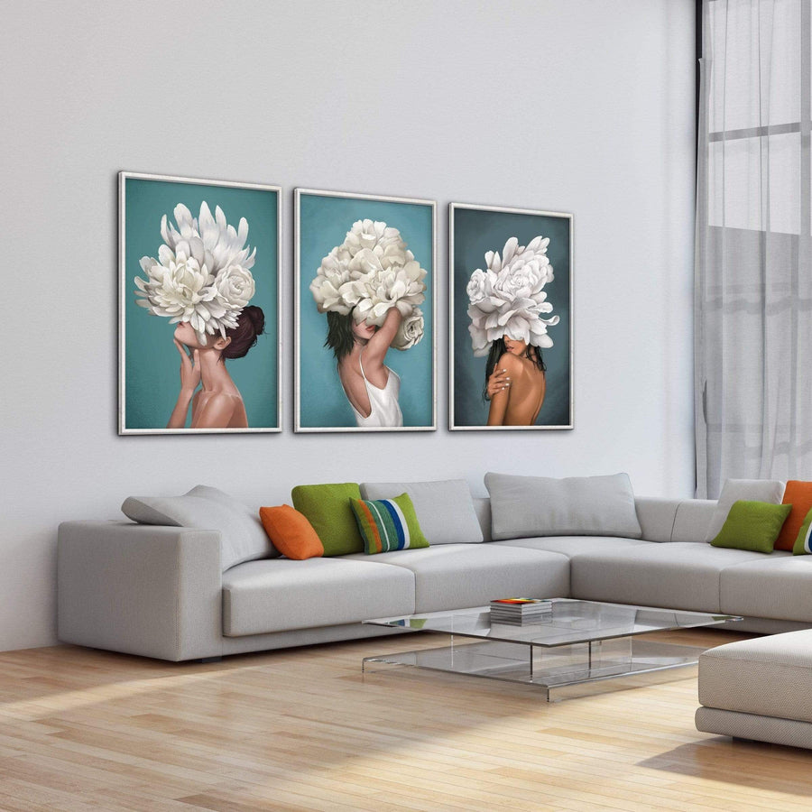 The Hidden Woman Canvas Art Clock Canvas
