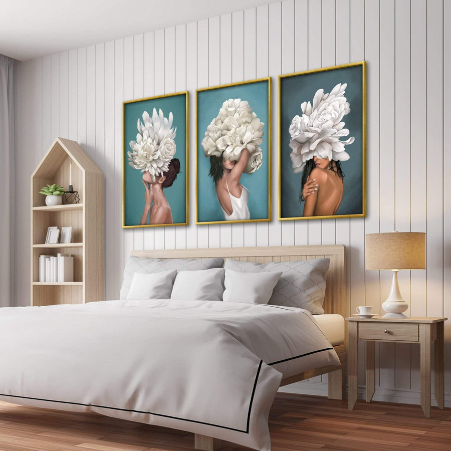 The Hidden Woman Canvas Art Clock Canvas