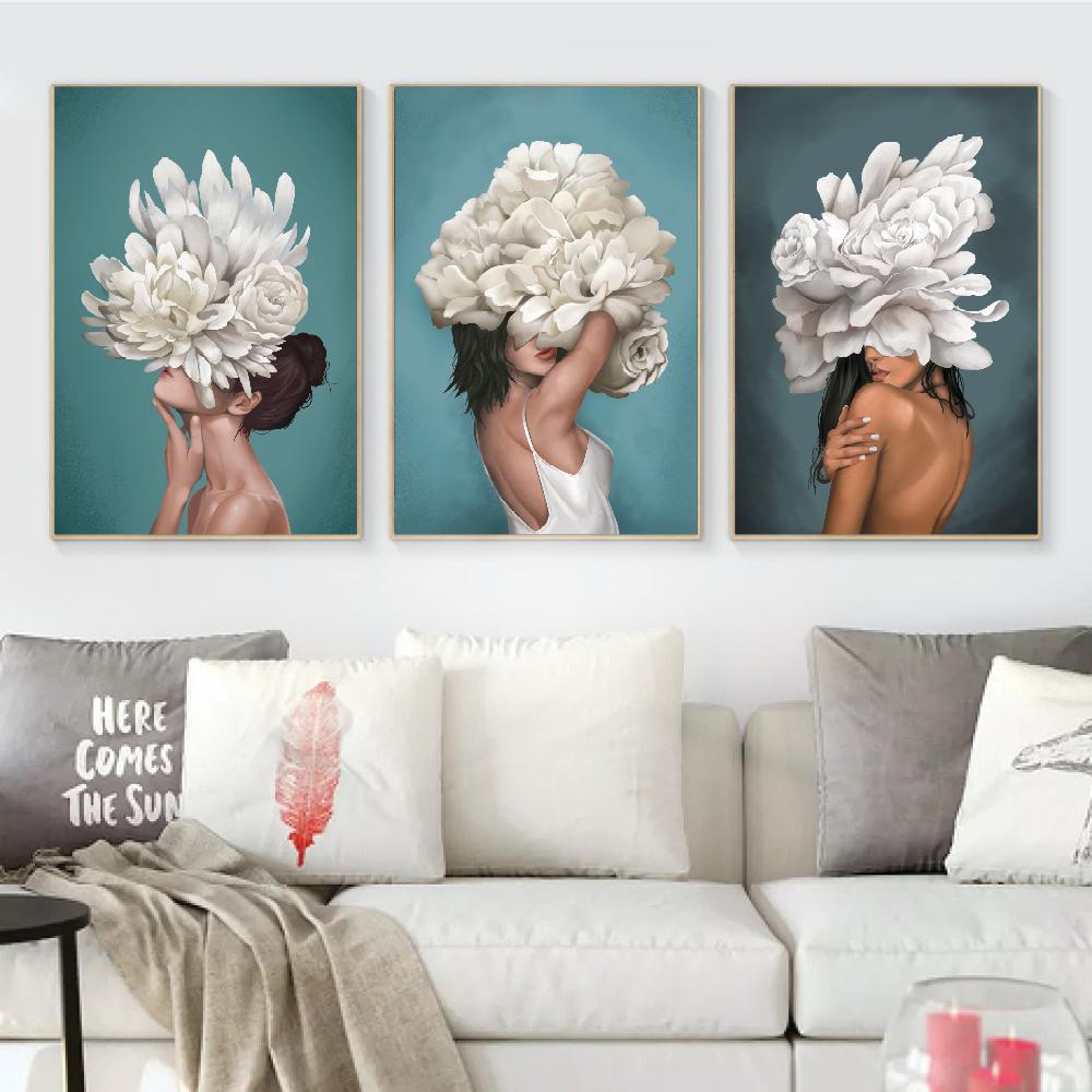 The Hidden Woman Canvas Art Clock Canvas