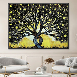 The Lemon Tree Canvas Art 45 x 30cm / Unframed Canvas Print Clock Canvas
