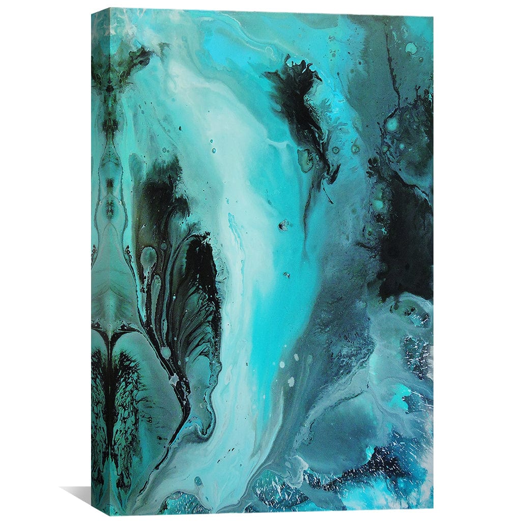 The Minty Way Canvas Art Clock Canvas