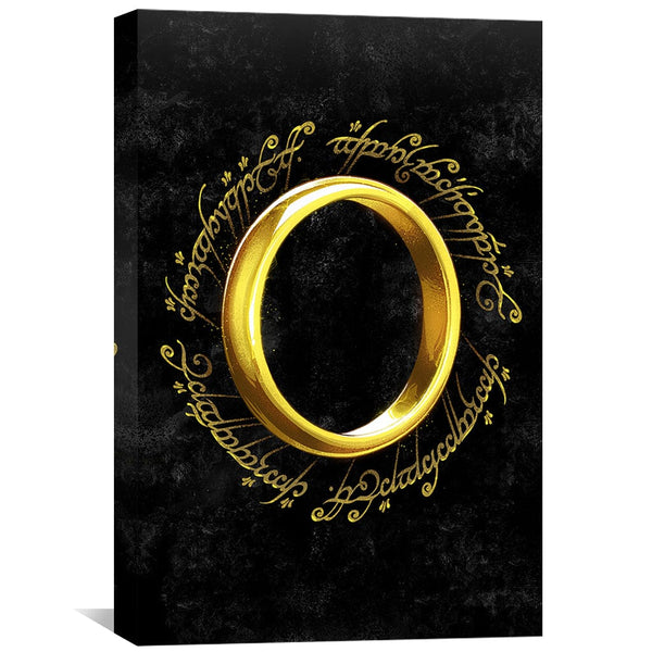The One Ring Canvas Art Clock Canvas