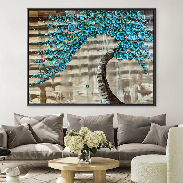 The Water Tree Canvas Art Clock Canvas