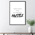 Those Who Hustle Canvas Art Clock Canvas