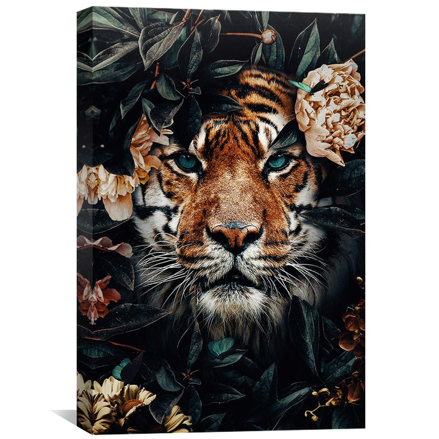 Tiger 1 Canvas Art Clock Canvas