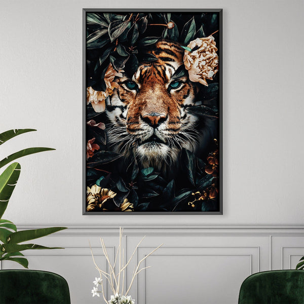 Tiger 1 Canvas Art 30 x 45cm / Unframed Canvas Print Clock Canvas
