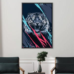 Tiger 3 Canvas Art 30 x 45cm / Unframed Canvas Print Clock Canvas