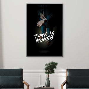 Time is Money Canvas Art Clock Canvas