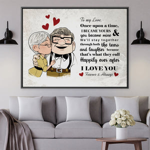 To My Forever Love Canvas Art Clock Canvas