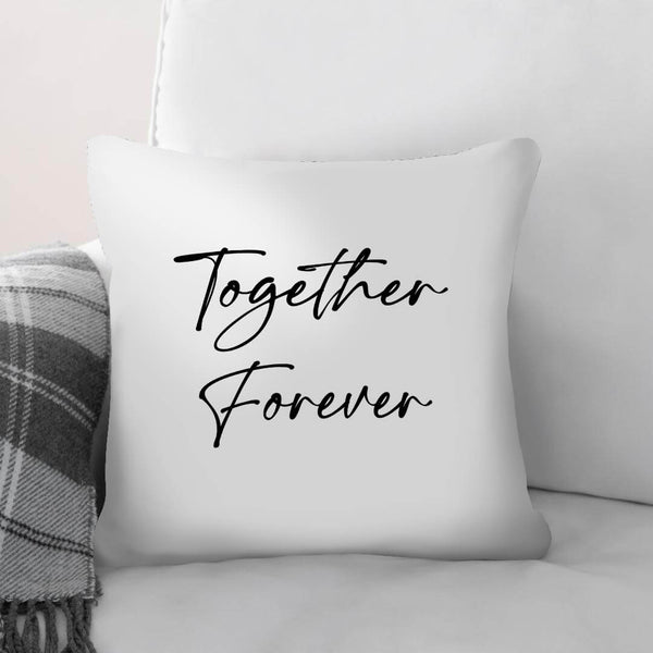 Together Forever A Cushion Cushion 45 x 45cm Clock Canvas