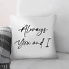 Together Forever B Cushion Cushion 45 x 45cm Clock Canvas
