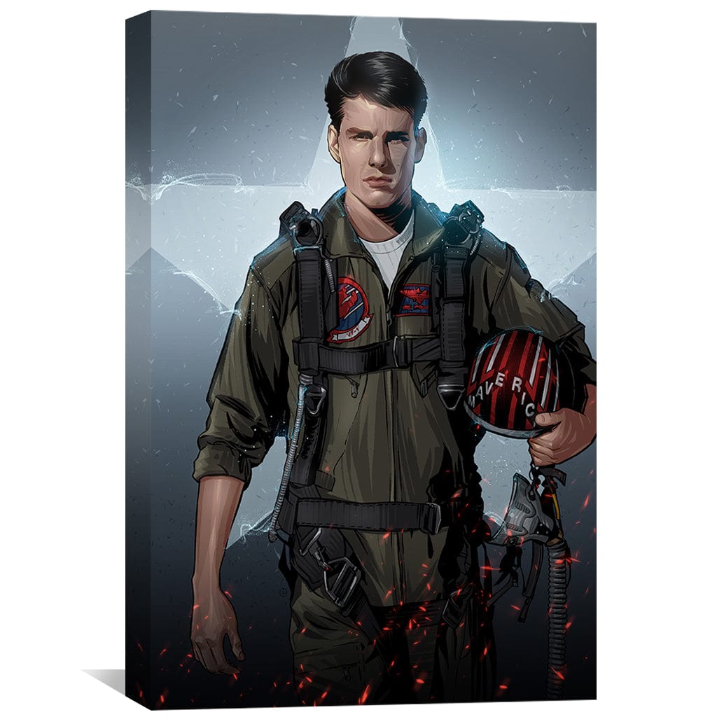 Top Gun Canvas ClockCanvas