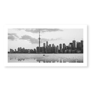 Toronto Skyline Print Art Clock Canvas