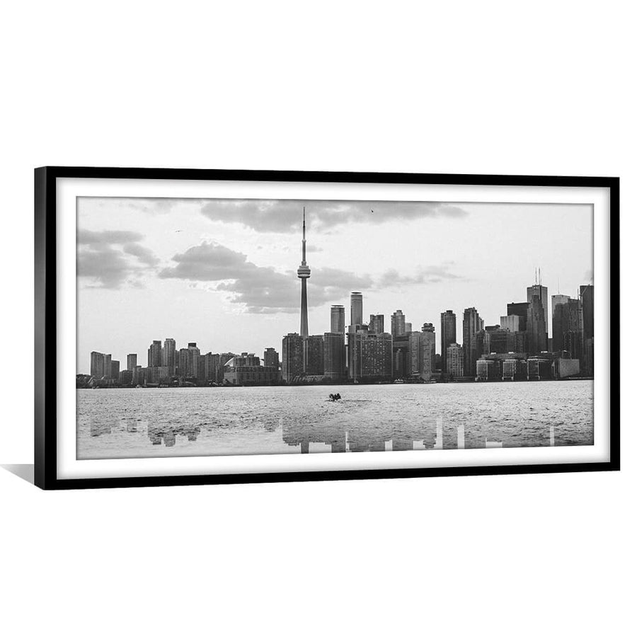 Toronto Skyline Print Art 50 x 25cm / Unframed Print Clock Canvas