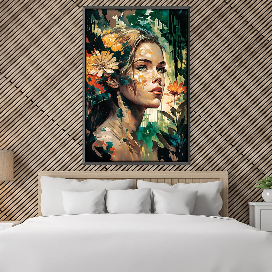 Tranquil Nature Gaze Canvas Art Clock Canvas