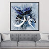 Tranquility Brushed Canvas Art Clock Canvas