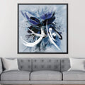 Tranquility Brushed Canvas Art Clock Canvas