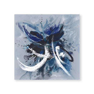 Tranquility Brushed Canvas Art Clock Canvas