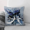 Tranquility Brushed Cushion Cushion Cushion Square Clock Canvas