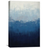 Transitioned Blue Canvas Art 30 x 45cm / Unframed Canvas Print Clock Canvas