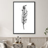 Tree of Illusion Feather Canvas Art 30 x 45cm / Unframed Canvas Print Clock Canvas