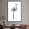 Tree of Illusion Flamingo Canvas Art 30 x 45cm / Unframed Canvas Print Clock Canvas