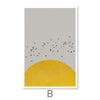 Tree Shadow Canvas Art B / 30 x 45cm / Unframed Canvas Print Clock Canvas
