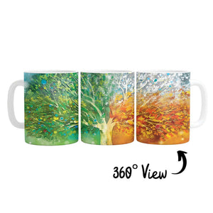 Tree Stages Mug Mug White Clock Canvas
