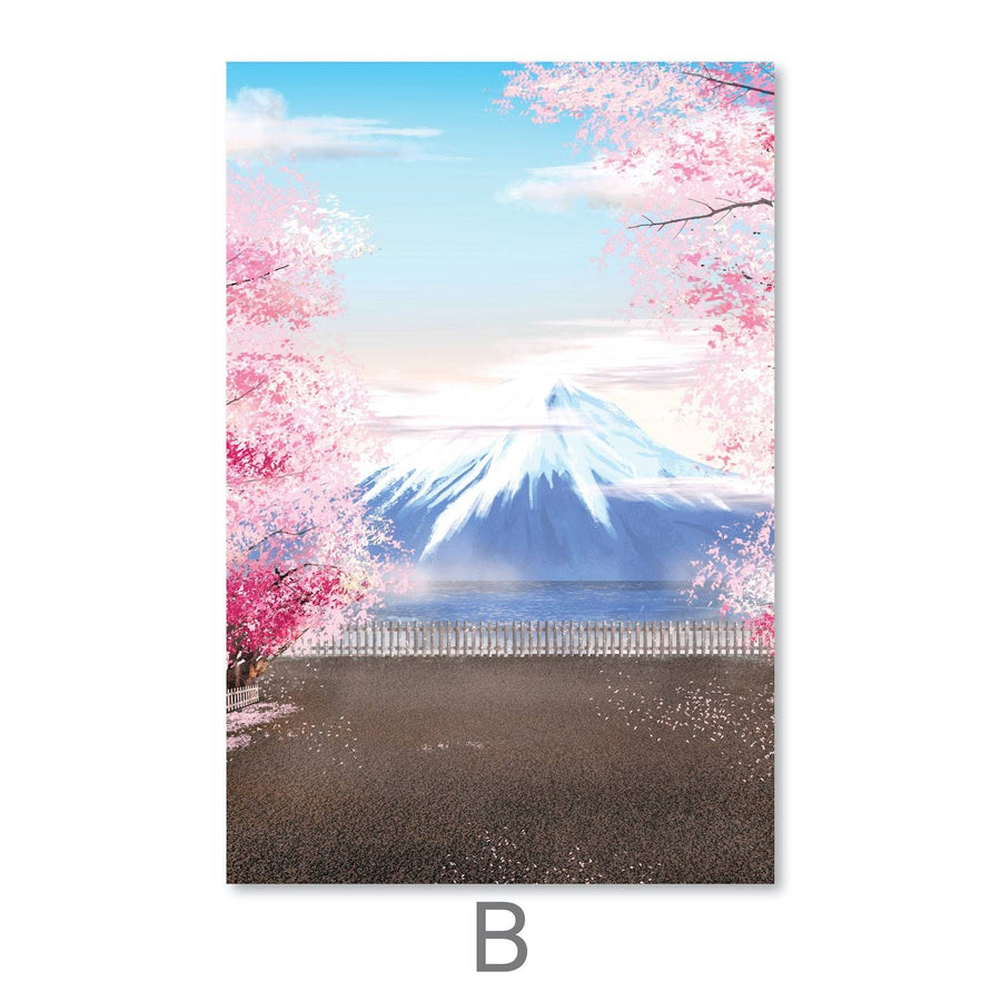 Trees Of Fuji Canvas Art B / 40 x 60cm / Unframed Canvas Print Clock Canvas