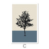 Tri Forest Layer Canvas Art Clock Canvas