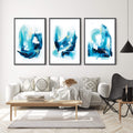 Trident Seas Canvas Art Clock Canvas