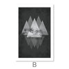 Trinity Landscapes Canvas Art B / 30 x 45cm / Unframed Canvas Print Clock Canvas