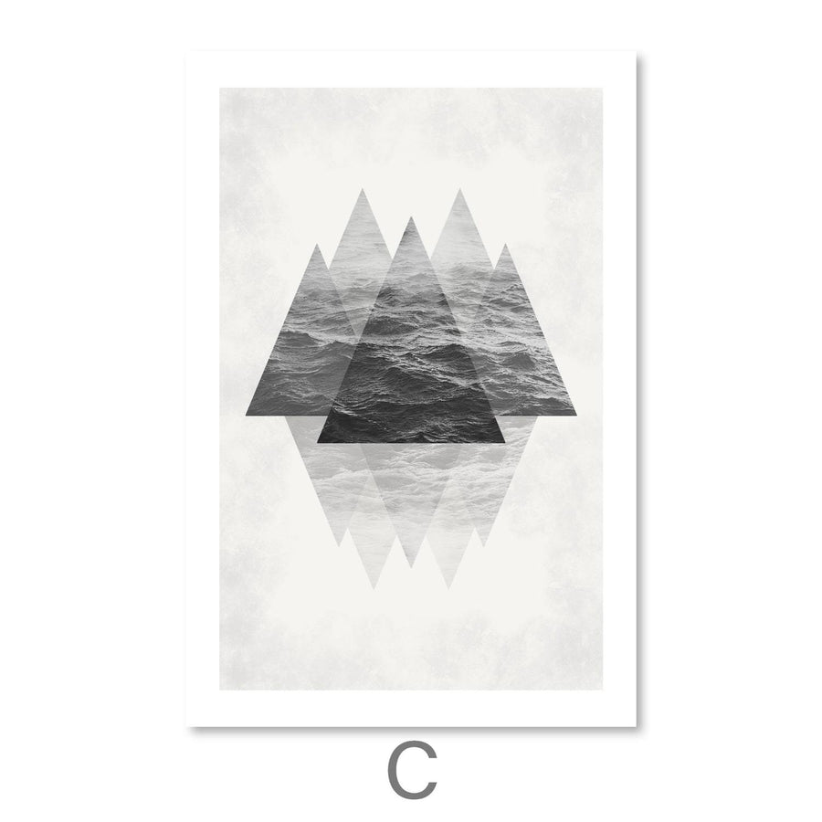 Trinity Landscapes Canvas Art C / 30 x 45cm / Unframed Canvas Print Clock Canvas