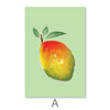Tropical Fruit Canvas Art A / 30 x 45cm / Unframed Canvas Print Clock Canvas
